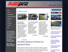 Tablet Screenshot of fleetpro.com