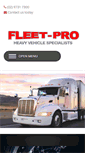 Mobile Screenshot of fleetpro.com.au